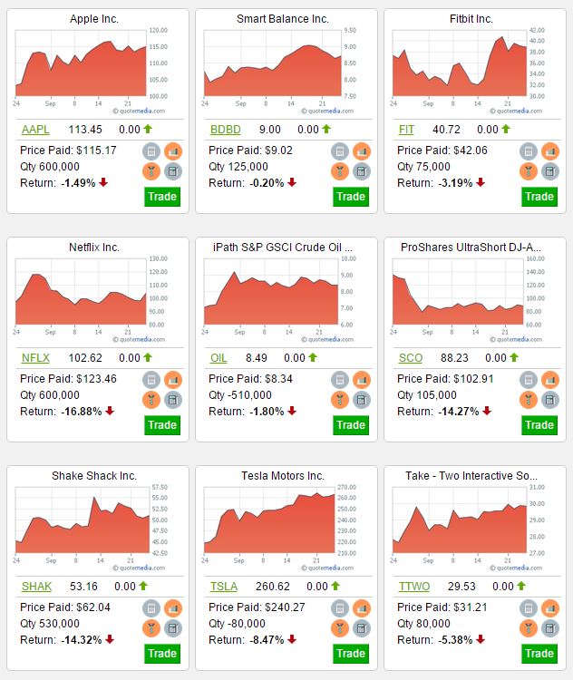 Blue Chip Stock Holdings